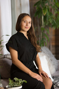 "M.I.T.H.E." Linen Dress