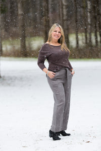 "I.D." Wide Leg Washed Linen